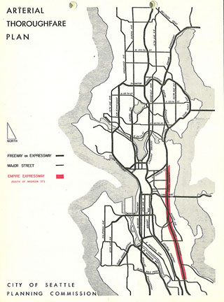 Map showing the proposed Thomson Expressway